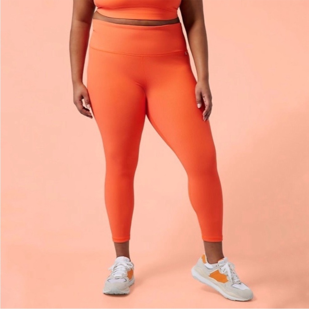 NWT Alicia Keys + Athleta Elation Ribbed Leggings